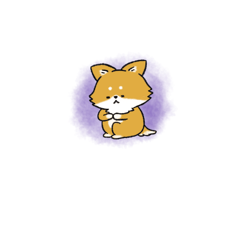 落ち込んでいる犬