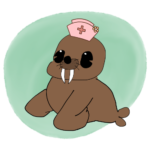 もえいずるままにのせいうちナースキャラクター