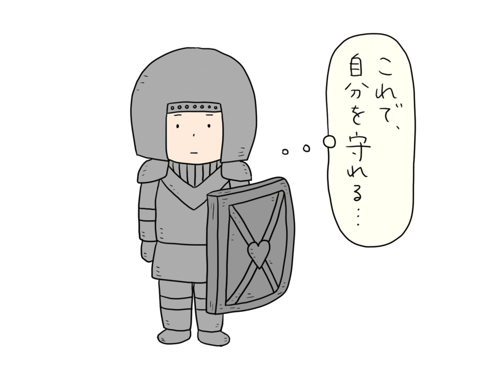 鎧を着た男の子