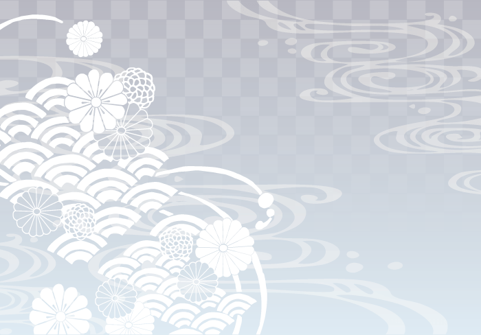 流水紋などの模様