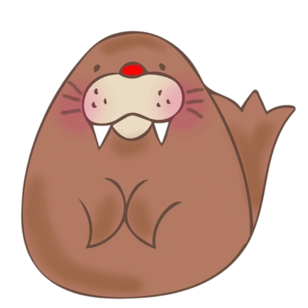 セイウチのイラスト